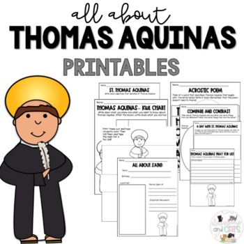 Preview of Saint Thomas Aquinas - Feast Day January 27th - Catholic Saints