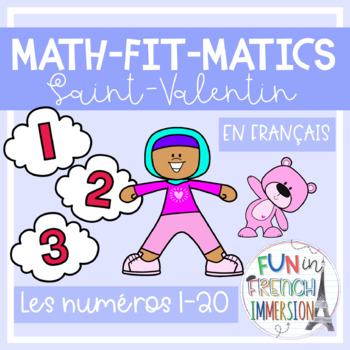 Preview of Saint-Valentin MATH-FIT-MATICS Numbers 1-20 - French