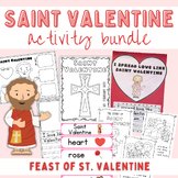 Saint Valentine Activity Bundle - crafts, writing, mini bo