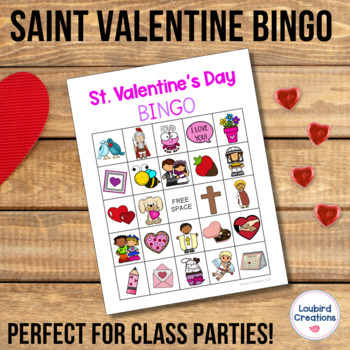 Saint Valentine Bingo, Catholic Christian Edition