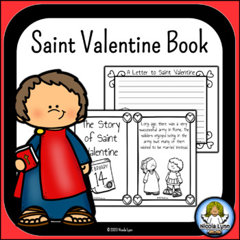 Preview of Saint Valentine Book and Writing Prompts