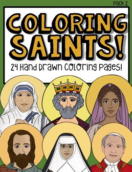Preview of Saints Coloring Pack 2