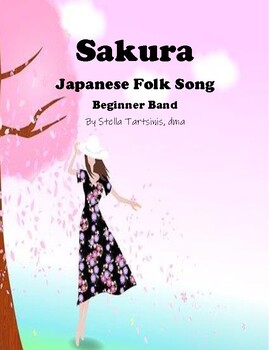 Preview of Sakura Beginning Band Music - Score and Parts