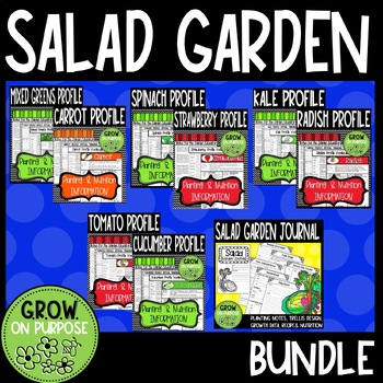 Preview of Salad Garden - Thematic School Gardens Bundle
