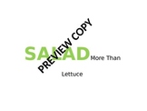 Salad Powerpoint and Guided Note Sheet for Culinary Arts a