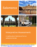 Salamanca, Spain: Authentic Reading Comprehension Assessment