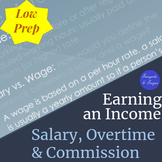 Salary, Overtime, and Commission Class Notes and Activitie