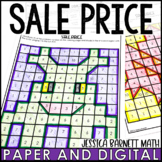 Sale Price Activity Coloring Worksheet