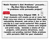 Sale Price/Discount/Tax & Tip Math Project "My Own Store/R