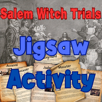 Preview of Salem Witch Trials Jigsaw Activity