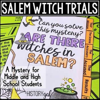 Preview of Salem Witch Trials Mystery Activity