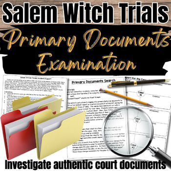 Preview of Salem Witch Trials Primary Documents Exploration