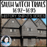 Salem Witch Trials - Sensational History Snip-Its Series