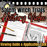 Salem Witch Trials In Search of History Video Viewing Guid