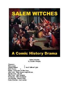 Preview of Salem Witches - A One Act Comedy