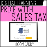 Sales Tax BOOM cards, distance learning