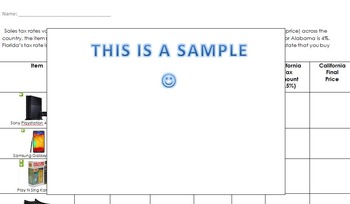 Preview of Sales Tax By State