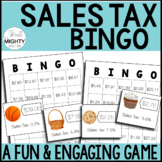 Sales Tax Game - BINGO