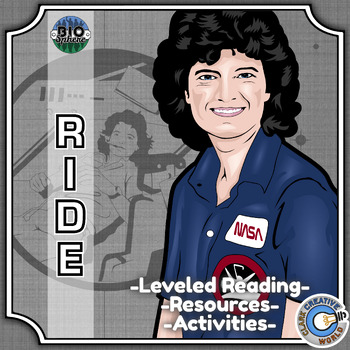 Sally Ride Biography - Reading, Digital INB, Slides & Activities