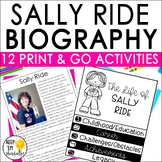 Sally Ride Biography & Reading Response Activities | Digit