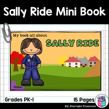 Preview of Sally Ride Mini Book for Early Readers: Women's History Month