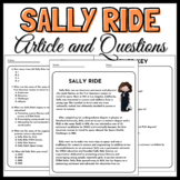 Sally Ride Reading Comprehension | Article And Question | 