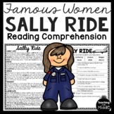 Sally Ride Reading Comprehension Worksheet Famous Women As