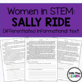 Sally Ride - Women in STEM Differentiated Informational Text