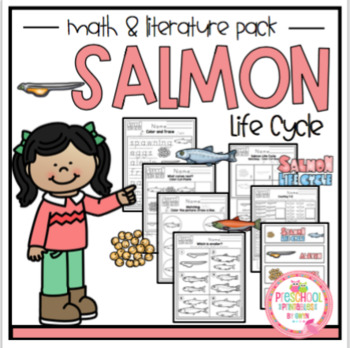 Preview of Salmon Life Cycle Math and Literature