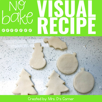 Preview of Salt Dough Ornament Visual Recipe | No Bake Salt Dough Ornament Recipe