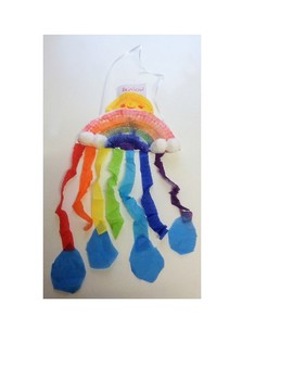 Preview of Salt Spring Watercolor Rainbow Mobile