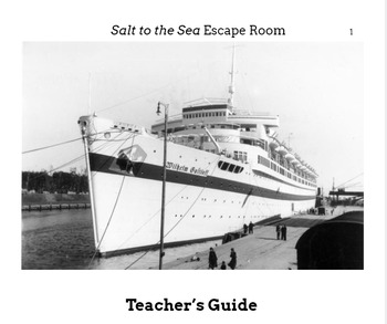 Preview of Salt To The Sea Escape Room