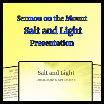 Salt & Light Sermon Series Overview