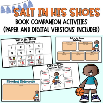 Preview of Salt in His Shoes March Madness Michael Jordan Book Companion (Digital Included)