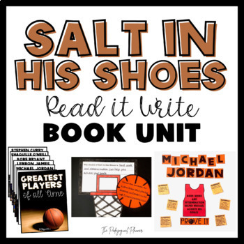 Preview of Salt in His Shoes Michael Jordan Book Unit Activities Reading Lesson Plans