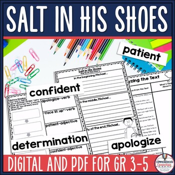 Preview of Salt in His Shoes Read Aloud Activities Book Companion for Black History Month