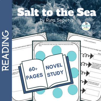 Preview of Salt to the Sea Historical Fiction Novel Study - Reading Comprehension Questions