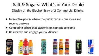 Preview of Salts & Sugars Drink Analysis: Atomic Structure, Bohr/Lewis dot, Ionic bonding