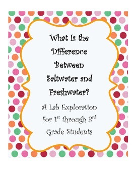 Preview of Saltwater vs. Freshwater Lab exploration activity
