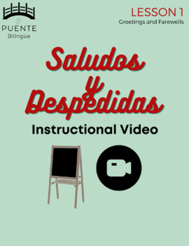 Preview of Saludos y Despedidas - Instructional Video - Beginners Spanish Lesson 1