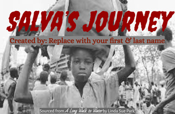 Preview of Salva's Journey Map & Timeline (with answers) Salva's Journey Map & Timeline (w