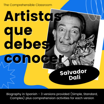 Preview of Salvador Dalí - Artist biography in Spanish