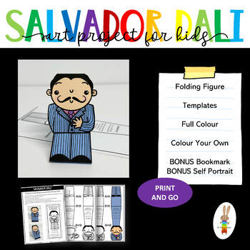 Preview of Salvador Dali Printable Paper Figure