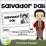 Salvador Dalí Printable Reader Organizer & Timeline | English