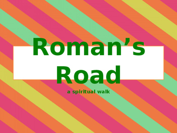 Preview of Salvation using the Roman's Road for kids