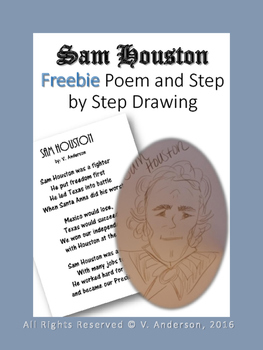 Preview of Sam Houston Poem Freebie