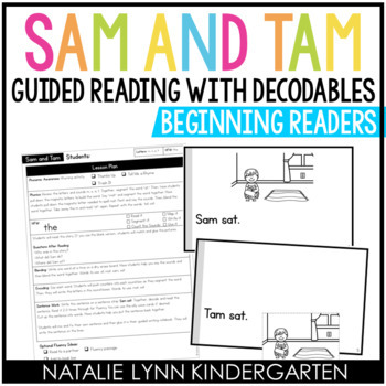 Preview of Sam and Tam Decodable Book | Science of Reading Guided Curriculum Unit 2 Sample