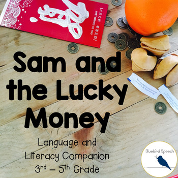 Preview of Sam and the Lucky Money Book Companion for Mixed Group Speech Lunar New Year
