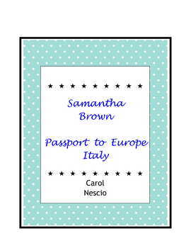 Preview of Samantha Brown * Passport To Europe ~ Italy