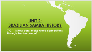 Preview of Samba Dance History BUNDLE